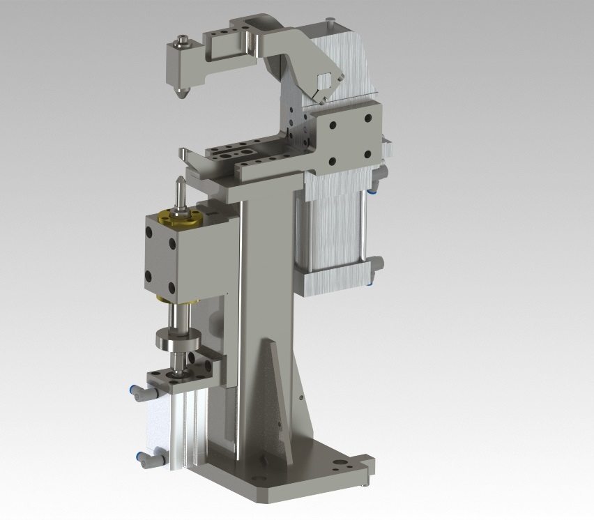 clamping tower with retractable misumi pin