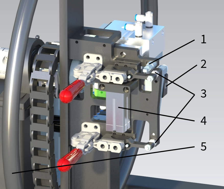 CCB rotating fixture assembly